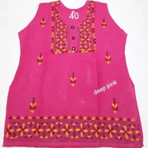 Kantha Stitched Top for women (Medium)