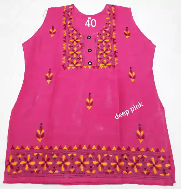 Kantha Stitched Top for women (Medium) 1 Kantha Stitched Top for women (Medium)