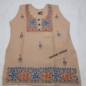 Kantha Stitched Top for women (Medium)
