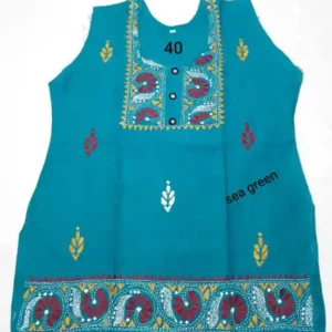 Kantha Stitched Top for women (Medium)