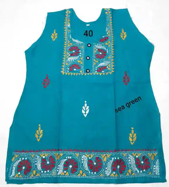 Kantha Stitched Top for women (Medium) 1 Kantha Stitched Top for women (Medium)