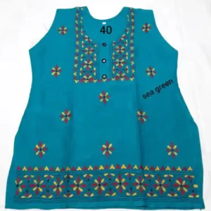 Kantha Stitched Top for women (Medium)
