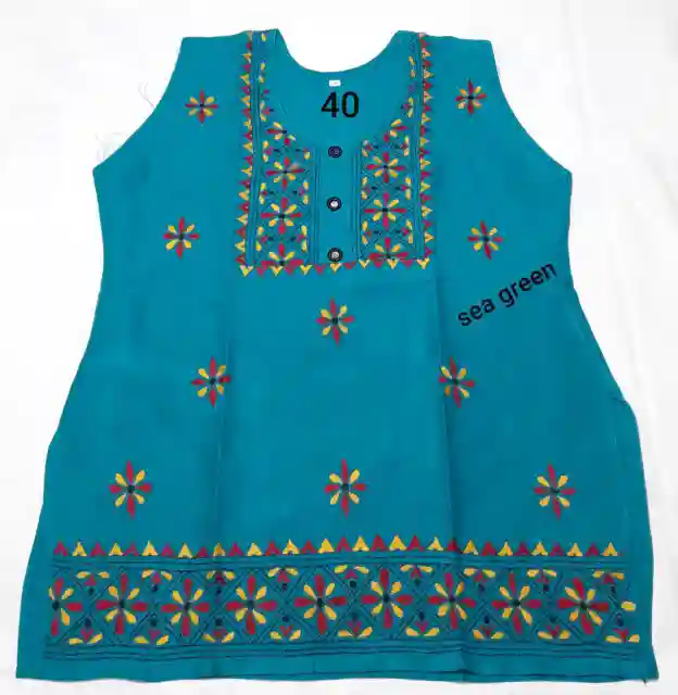 Kantha Stitched Top for women (Medium) 1 Kantha Stitched Top for women (Medium)