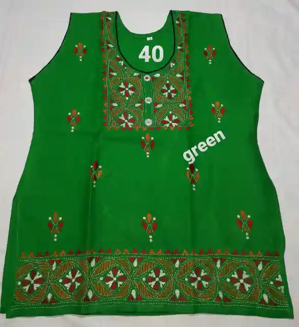 Kantha Stitched Top for women (Medium) 1 Kantha Stitched Top for women (Medium)