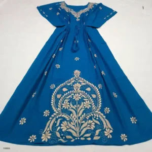Kantha Stitched Kaftan Nighty