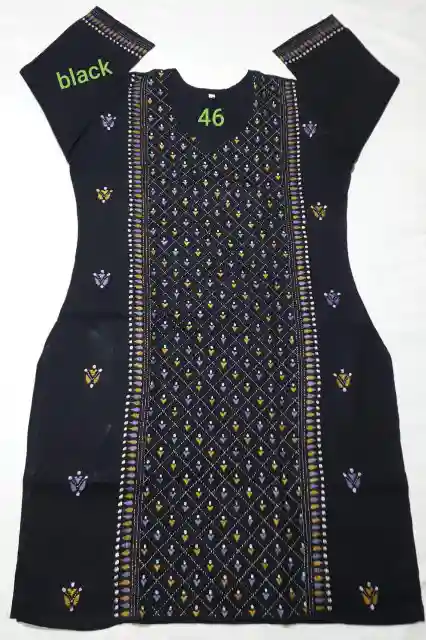 Kantha Stitched Kurti (XXL) 1 Kantha Stitched Kurti (XXL)