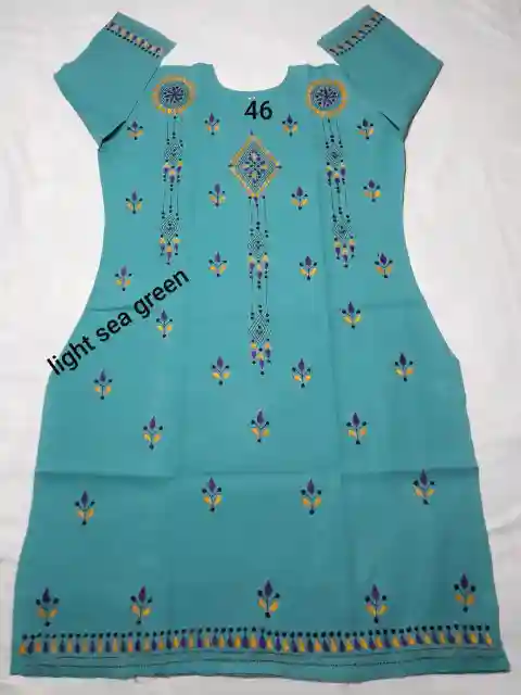 Kantha Stitched Kurti (XXL) 1 Kantha Stitched Kurti (XXL)
