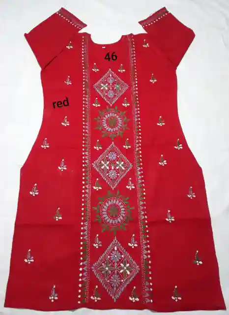 Kantha Stitched Kurti (XXL) 1 Kantha Stitched Kurti (XXL)
