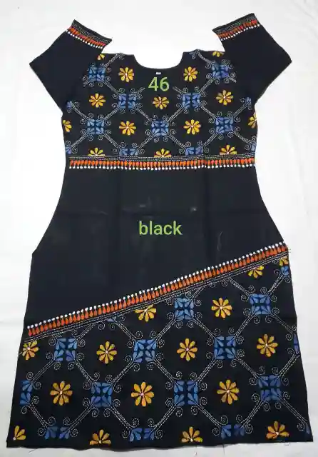 Kantha Stitched Kurti (XXL) 1 Kantha Stitched Kurti (XXL)