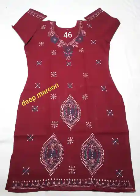 Kantha Stitched Kurti (XXL) 1 Kantha Stitched Kurti (XXL)