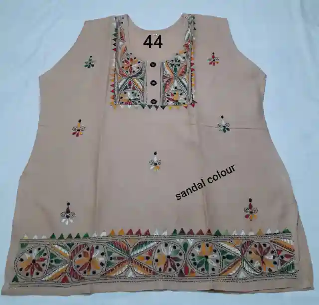 Kantha Stitched Top for women (XL) 1 Kantha Stitched Top for women (XL)