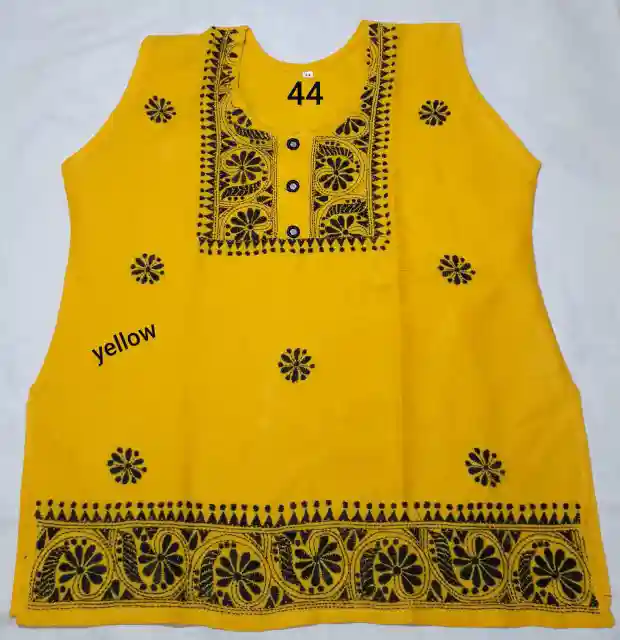 Kantha Stitched Top for women (XL) 1 Kantha Stitched Top for women (XL)