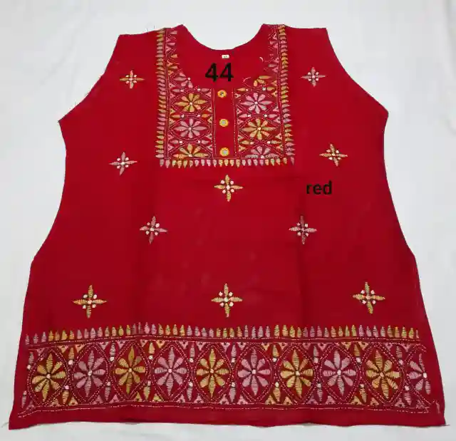 Kantha Stitched Top for women (XL) 1 Kantha Stitched Top for women (XL)