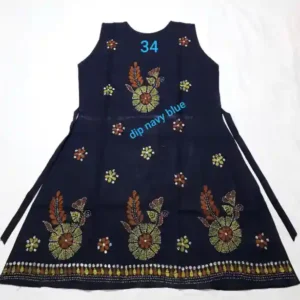 Kantha Stitched Frock for Kids