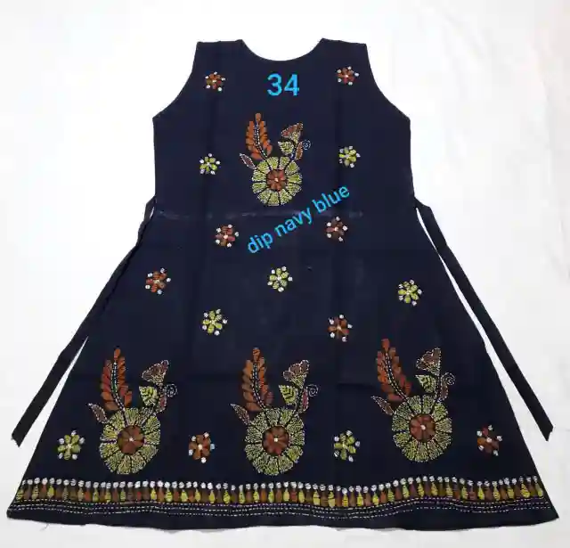 Kantha Stitched Frock for Kids 1 Kantha Stitched Frock for Kids