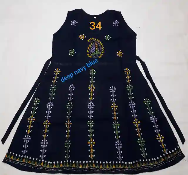 Kantha Stitched Frock for Kids 1 Kantha Stitched Frock for Kids