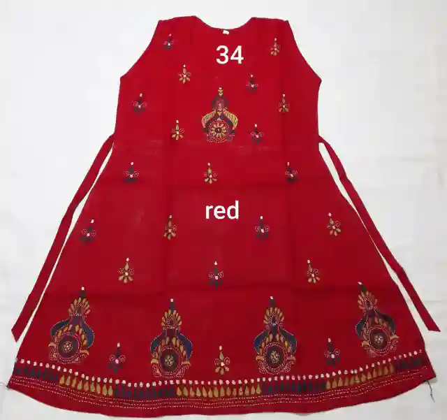Kantha Stitched Frock for Kids 1 Kantha Stitched Frock for Kids
