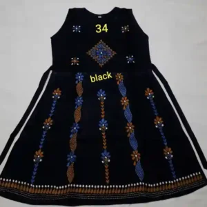 Kantha Stitched Frock for Kids