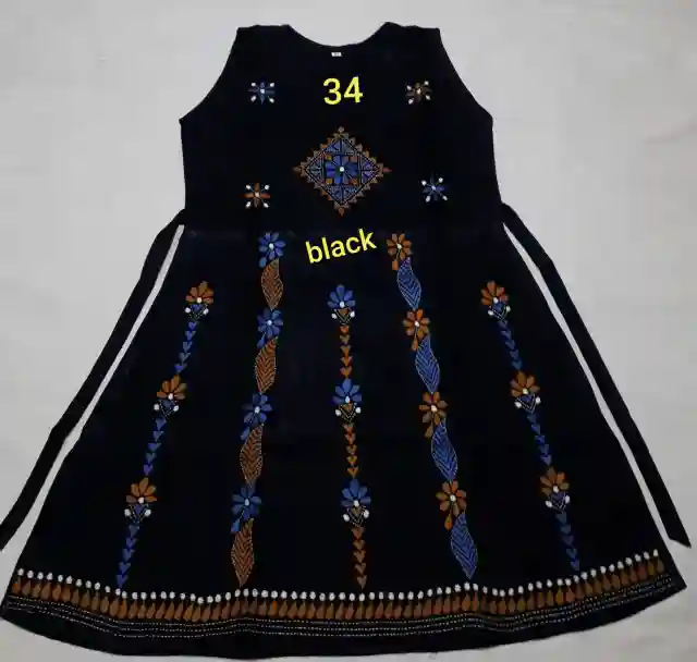 Kantha Stitched Frock for Kids 1 Kantha Stitched Frock for Kids
