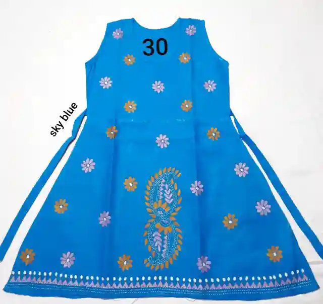 Kantha Stitched Frock for Kids 1 Kantha Stitched Frock for Kids