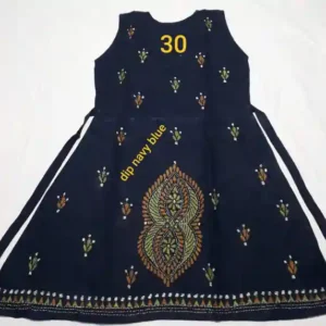 Kantha Stitched Frock for Kids