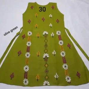Kantha Stitched Frock for Kids