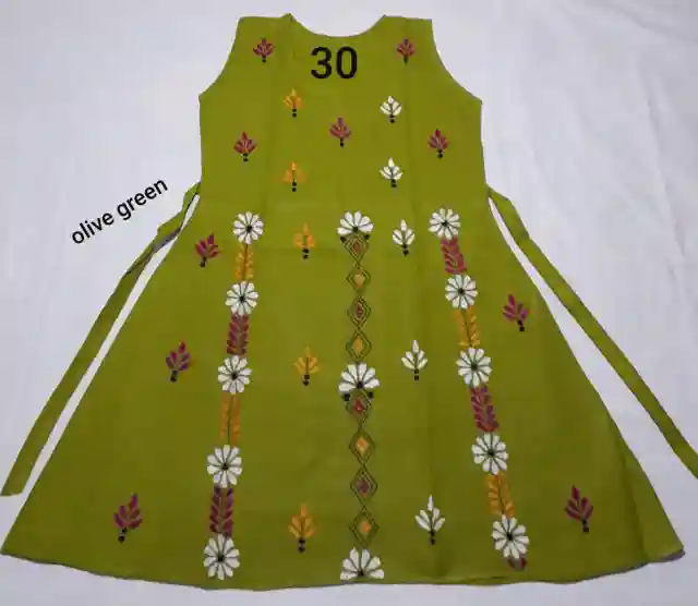 Kantha Stitched Frock for Kids 1 Kantha Stitched Frock for Kids