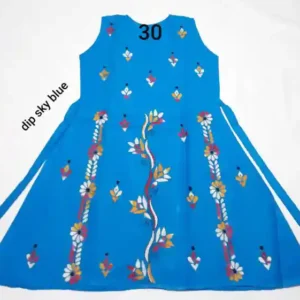 Kantha Stitched Frock for Kids