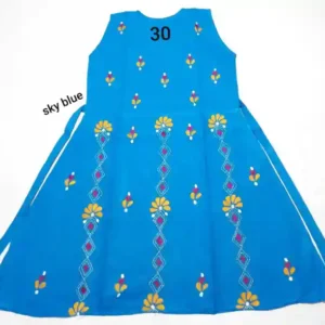 Kantha Stitched Frock for Kids