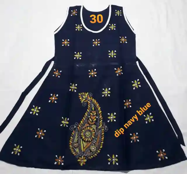Kantha Stitched Frock for Kids 1 Kantha Stitched Frock for Kids