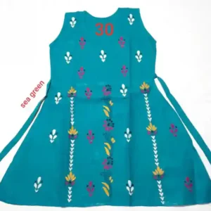 Kantha Stitched Frock for Kids