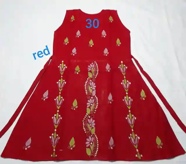 Kantha Stitched Frock for Kids 1 Kantha Stitched Frock for Kids