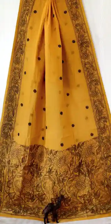 Kantha Stitched Cotton Saree.. 1 Kantha Stitched Cotton Saree