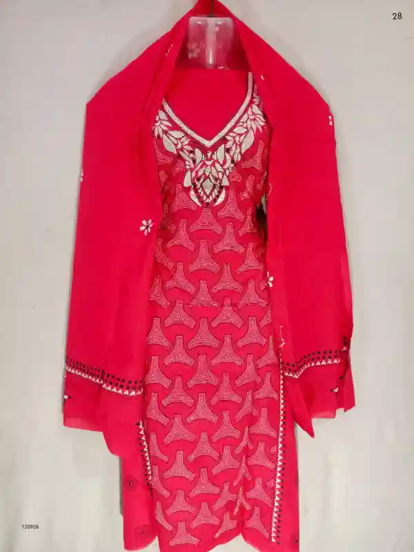 Reverse Kantha Stitched Salwar 1 Reverse Kantha Stitched Salwar