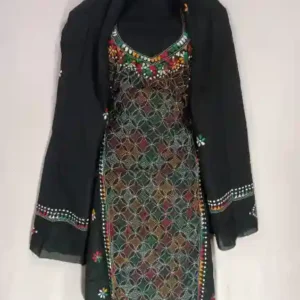 Reverse Kantha Stitched Salwar