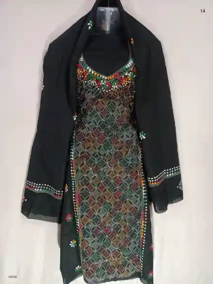 Reverse Kantha Stitched Salwar 1 Reverse Kantha Stitched Salwar