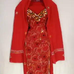 Reverse Kantha Stitched Salwar