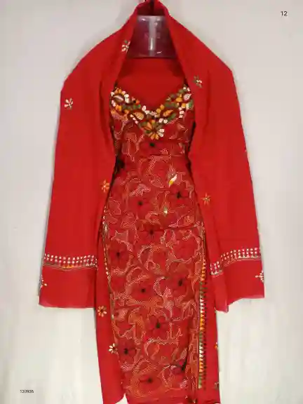 Reverse Kantha Stitched Salwar 1 Reverse Kantha Stitched Salwar