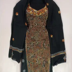 Reverse Kantha Stitched Salwar